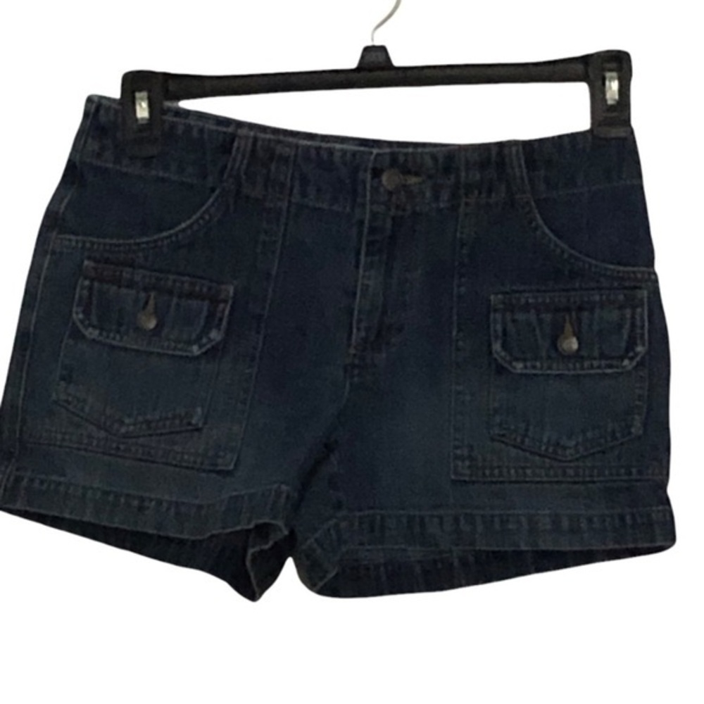 Old Navy Blue Jeans Womens Shorts Size 6 Flap Pockets‎ Denim